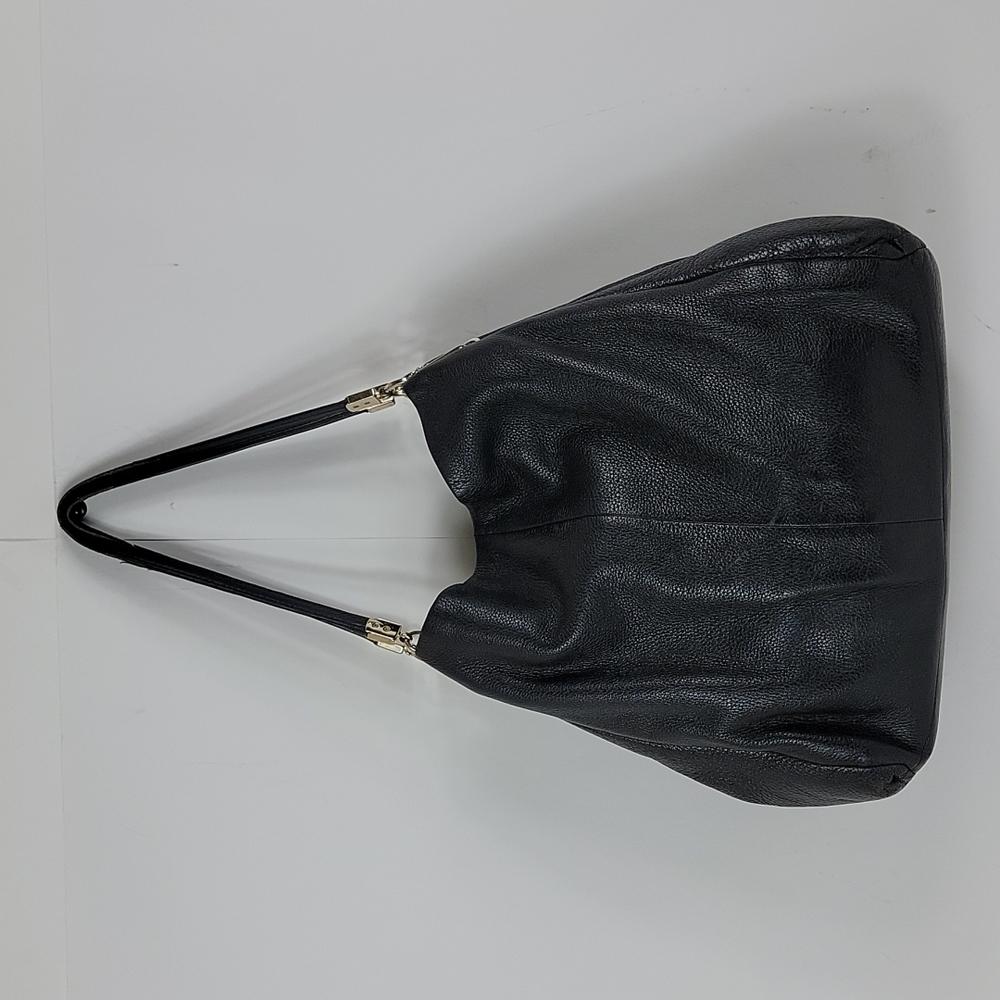 Coach Pebble Leather Hallie Shoulder Bag